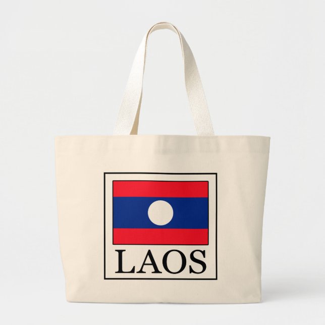 Bolso De Tela Gigante Laos (Frente)