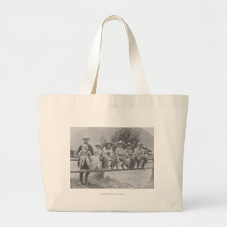 Bolso De Tela Gigante Larry Larom con seis niños