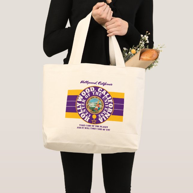 BOLSO DE TELA GIGANTE LARRYSTOTES HOLLYWOOD, CA3 (COU) (Anverso (producto))