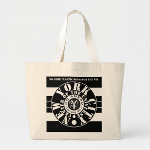 Bolso De Tela Gigante LARRYSTOTES NYCCOU 1a Tote Jumbo