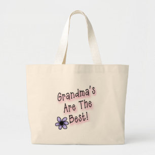 Bolso De Tela Gigante Las abuelas son el mejor