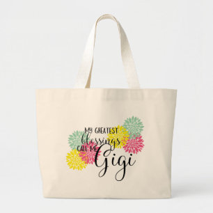 Bolso De Tela Gigante Las bendiciones de Gigi