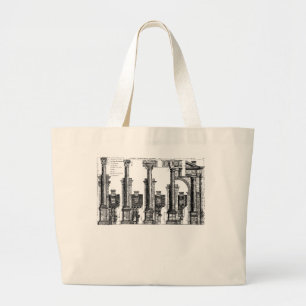 Bolso De Tela Gigante Las cinco clases de arquitectura, 1725