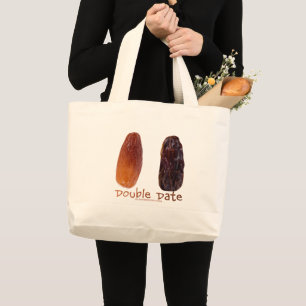 Bolso De Tela Gigante Las dos fechas de SlipperyJoe pasas arrugadas dora