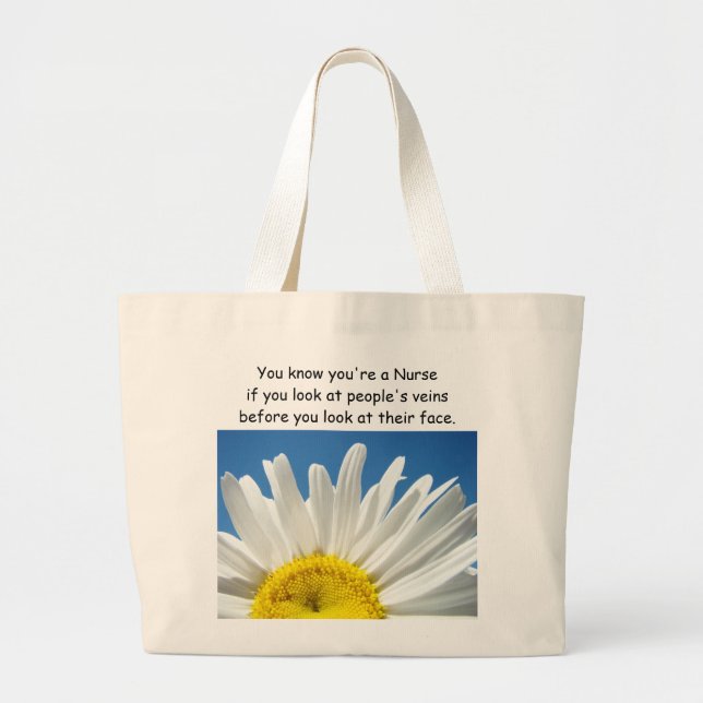 Bolso De Tela Gigante Las enfermeras empaquetan humor divertido que (Frente)