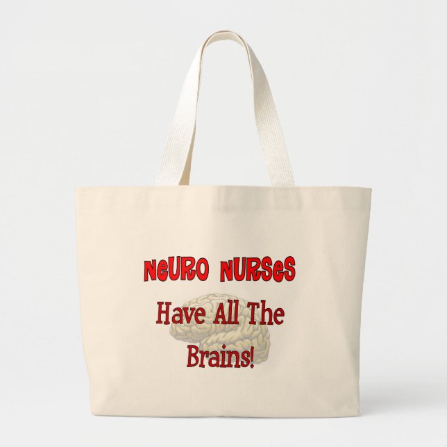 Bolso De Tela Gigante Las enfermeras neuras "tienen los regalos de todos (Frente)