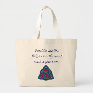 Bolso De Tela Gigante Las Familias Son Como El Fudge - Cita Familiar