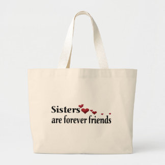 Bolso De Tela Gigante Las hermanas son para siempre amigos