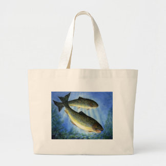 Bolso De Tela Gigante Las ilustraciones que ganan de los niños: trucha