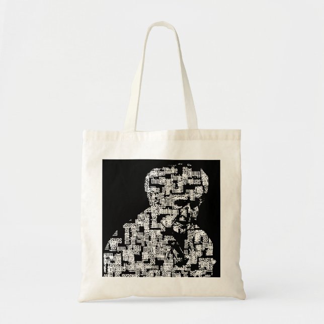 Bolso De Tela Gigante Las palabras hacen el tote el | Moshe Feldenkrais (Frente)