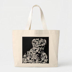 Bolso De Tela Gigante Las palabras hacen el tote el   Moshe Feldenkrais