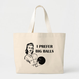 Bolso De Tela Gigante Las señoras divertidas que ruedan prefiero bolas