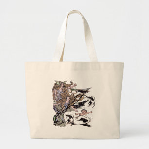 Bolso De Tela Gigante Las sirvientas vintage del Ilustracion victoriano