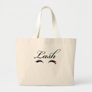 Bolso De Tela Gigante Lash Love Tote Bag