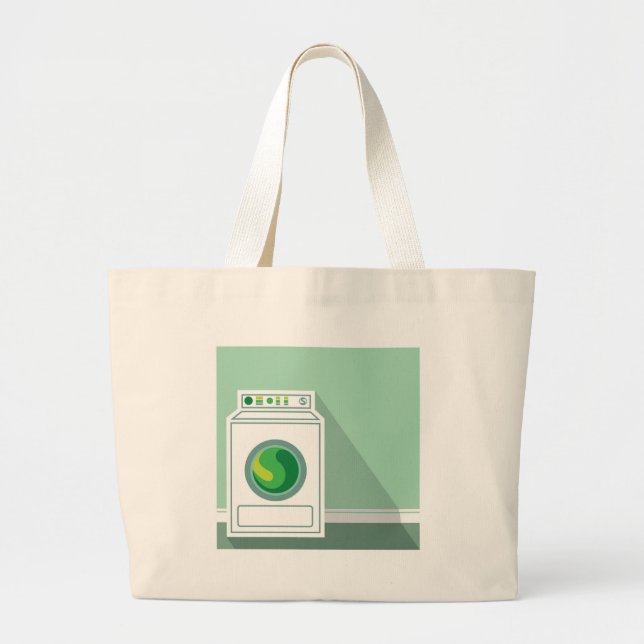 Bolso De Tela Gigante Lavadero de la lavadora (Frente)