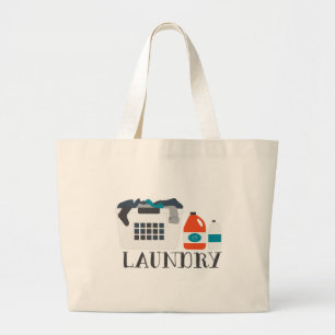 Bolso De Tela Gigante Lavado