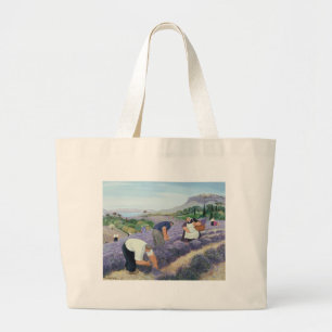 Bolso De Tela Gigante Lavanda