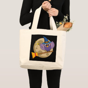 Bolso De Tela Gigante Lechuza búho personalizado volando en la sala