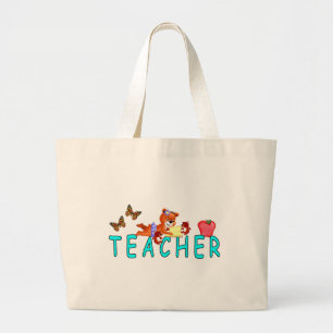 Bolso De Tela Gigante Lectura del profesor