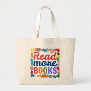 Bolso De Tela Gigante Leer Más Libros