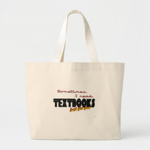 Bolso De Tela Gigante Leí los libros de texto