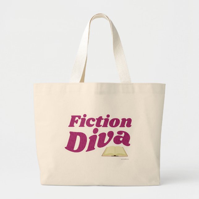 Bolso De Tela Gigante Lema de diseño de autor de ficción diva sassy (Frente)