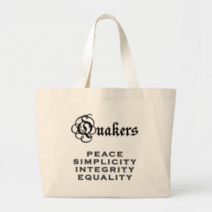 Bolso De Tela Gigante Lema del Quaker