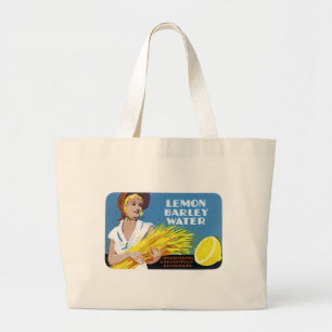Bolso De Tela Gigante Lemon Barley Water