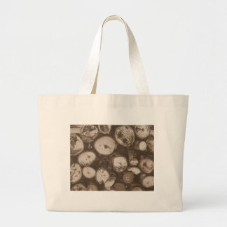 Bolso De Tela Gigante Leña