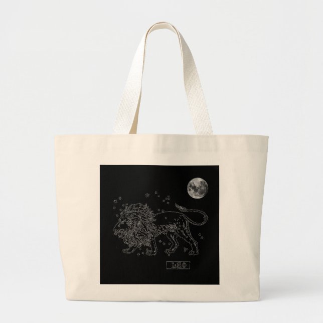 Bolso De Tela Gigante Leo Bag (Frente)
