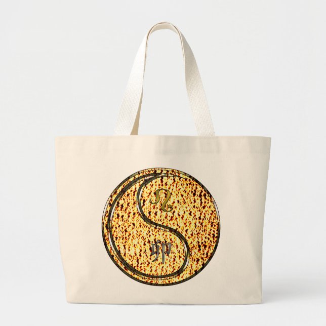 Bolso De Tela Gigante Leo & Fire Rabbit (Frente)