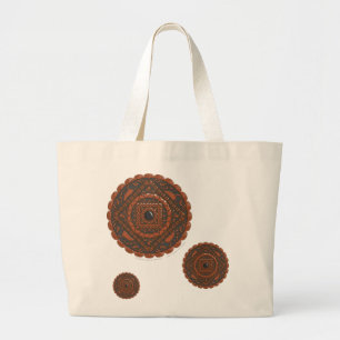Bolso De Tela Gigante Leo Mandala Tote Bag