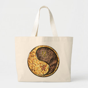 Bolso De Tela Gigante Leo y Earth Tiger