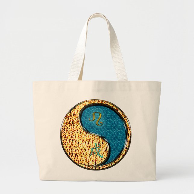 Bolso De Tela Gigante Leo y Water Dog (Frente)