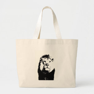 Bolso De Tela Gigante León