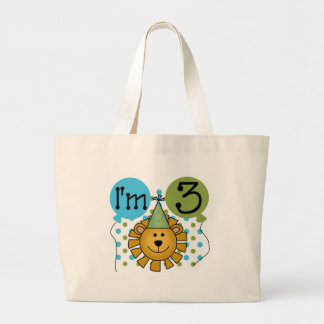 Bolso De Tela Gigante León 3 camisetas de cumpleaños y regalos