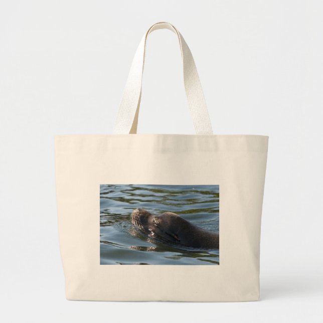 Bolso De Tela Gigante León Marino (Frente)