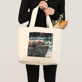 Bolso De Tela Gigante León Marítimo En La Bahía De Resurrección, Alaska