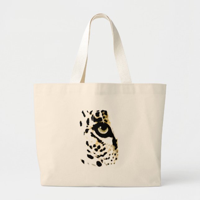 Bolso De Tela Gigante Leopard Eye (Frente)