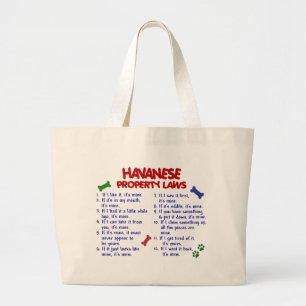 Bolso De Tela Gigante Leyes 2 de la propiedad de HAVANESE