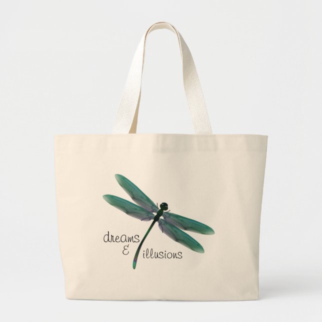 Bolso De Tela Gigante Libélula (Frente)