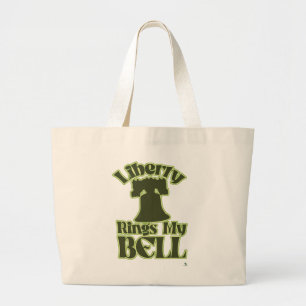 Bolso De Tela Gigante Liberty Rings My Bell Fun Tourist Art