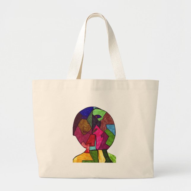 Bolso De Tela Gigante Libra-Tristan F (Frente)