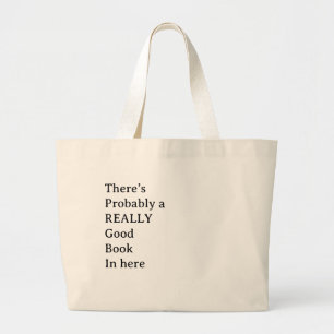 Bolso De Tela Gigante Libro bueno
