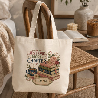 Bolso De Tela Gigante Libro Personalizado Amante De Un Capítulo Más