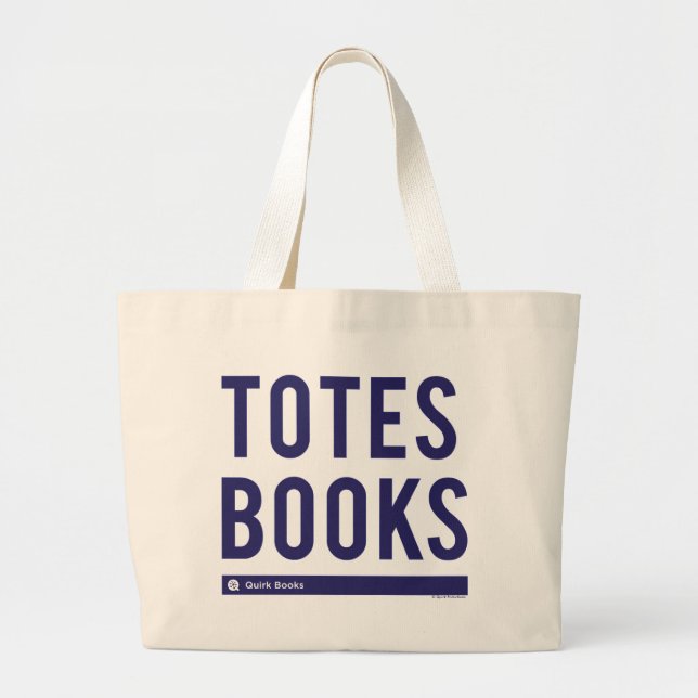 Bolso De Tela Gigante Libros de totes (Frente)
