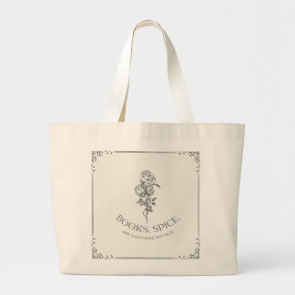 Bolso De Tela Gigante Libros Y Especias