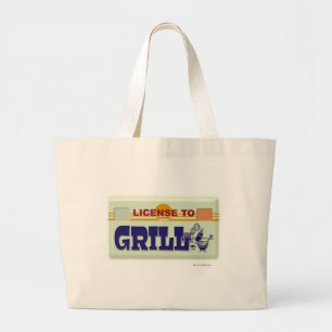 Bolso De Tela Gigante Licencia para Asar