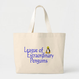 Bolso De Tela Gigante Liga de Pingüinos Extraordinarios 4