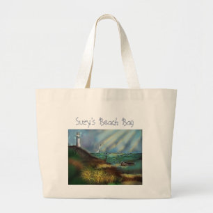 Bolso De Tela Gigante Lighthouse Beach Bag